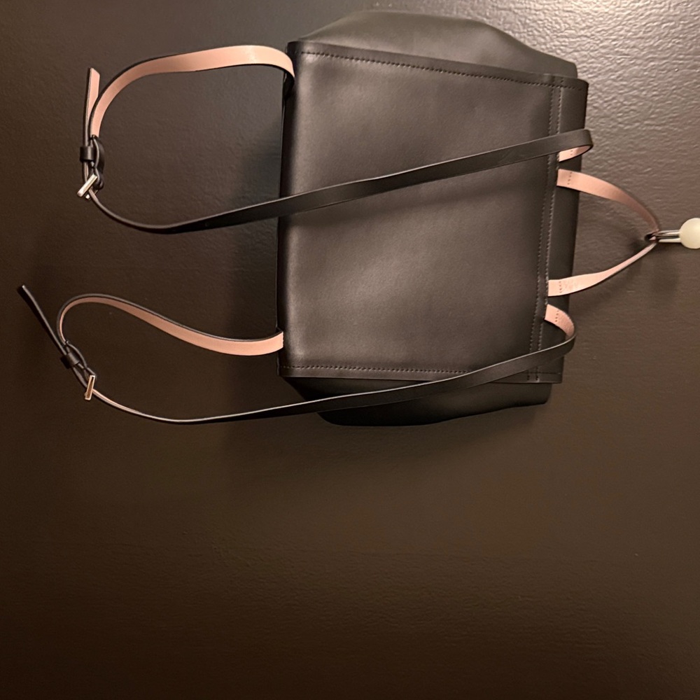 Kate Spade Black and Pink Leather Backpack - Picture 2 of 4
